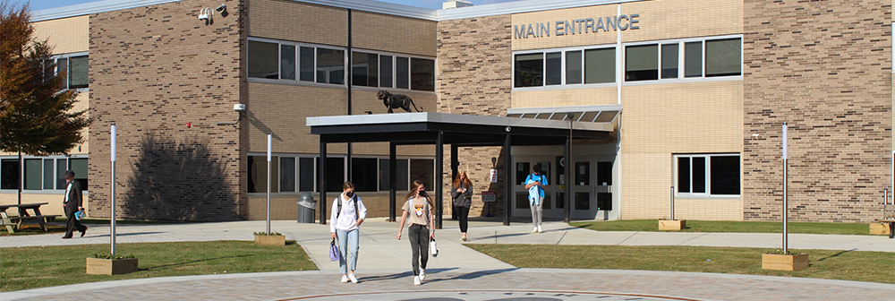 Photo of HS entrance.