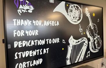 New Music Room Dedicated to Former Principal Angela Wanish