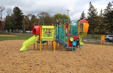 Kindergarteners Enjoy New Age-Appropriate Playground Equipment at Parker