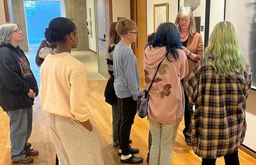 Art Club Students Explore Creativity During Trip to Herbert F. Johnson Museum